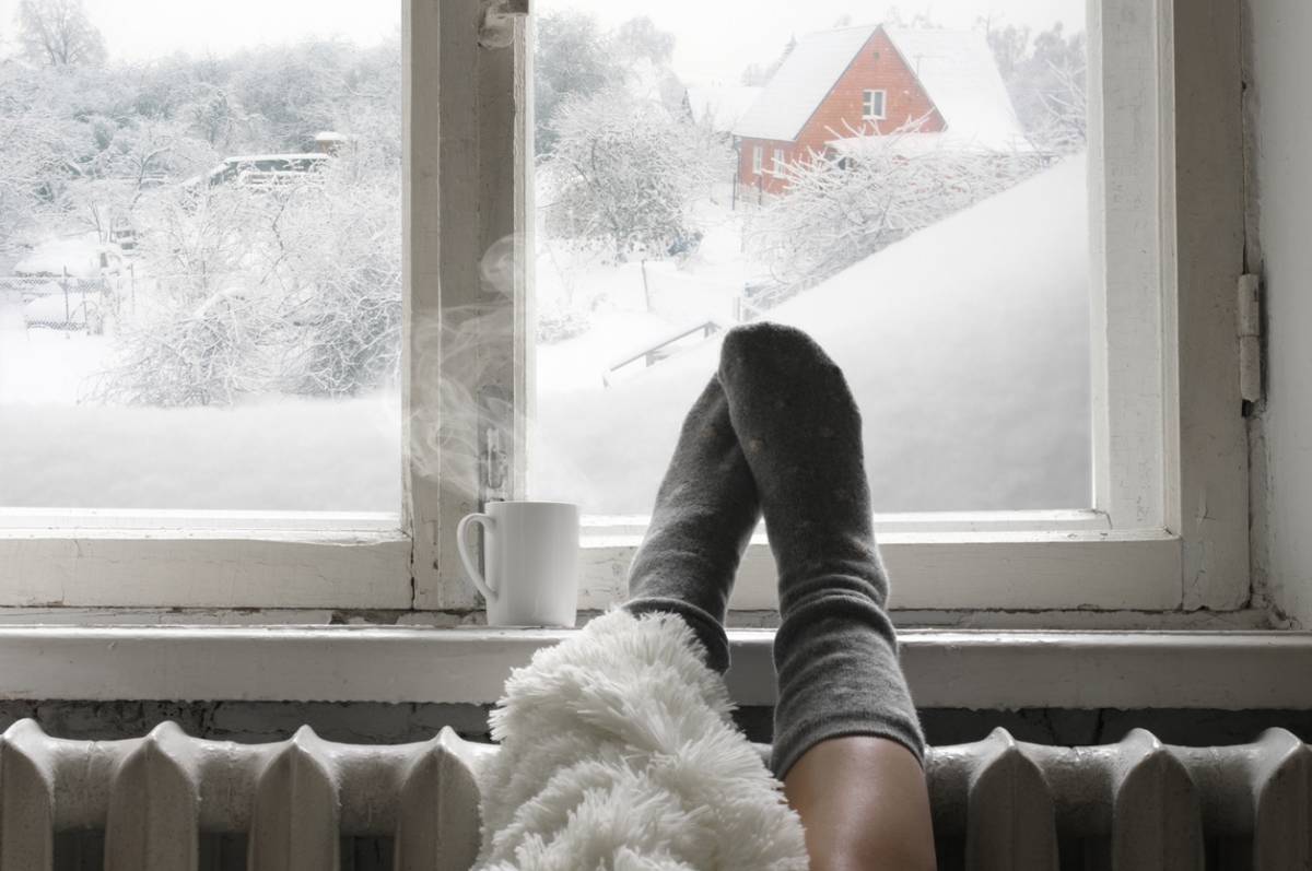 Chaussettes et radiateur